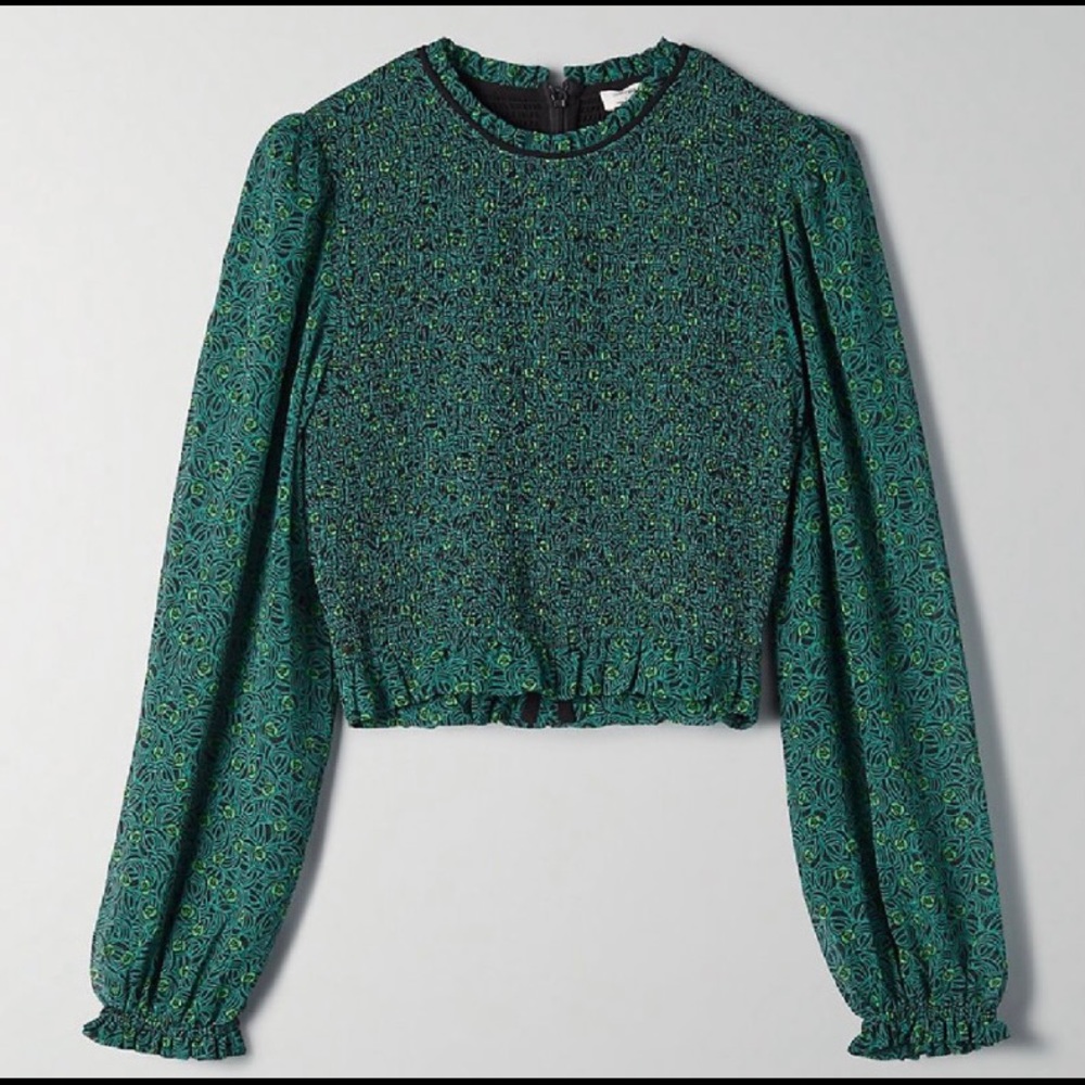 Aritzia Wilfred Tempest Blouse (Size M)